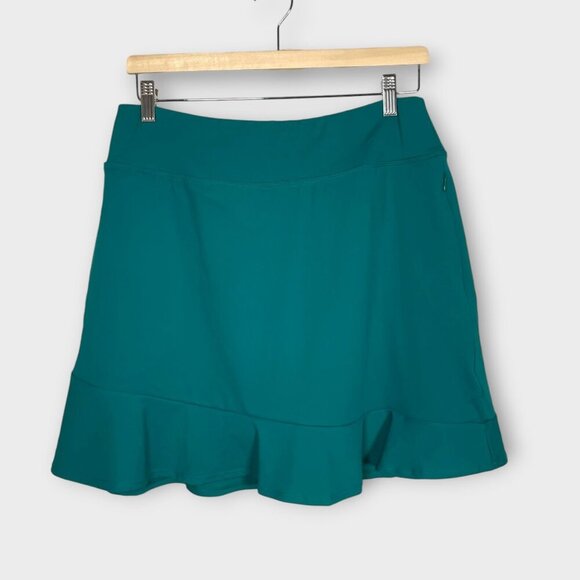Pinspark Pants - Pinspark Tennis Golf Skirt Skort Sz L Green Pockets UPF 50+ NEW
